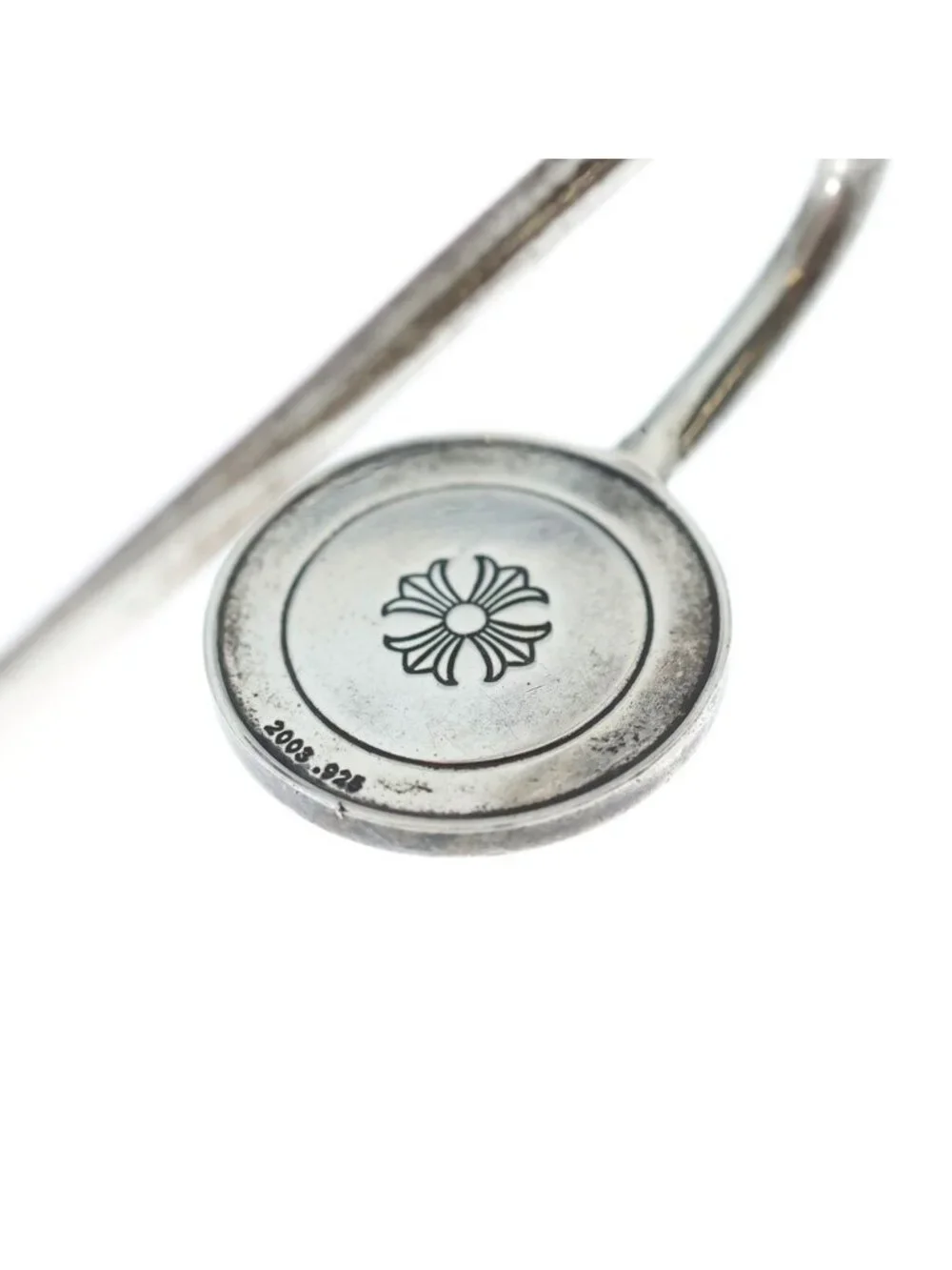 Chrome Hearts Book Mark Angl Mdl V2 Marker Angel Medal Silver Necklace